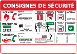 Consignes Securite 300x212 - LA SÉCURITÉ INCENDIE