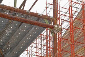 montage de l'echafaudage