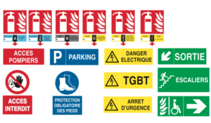 mise en place de la signalétique incendie obligatoire