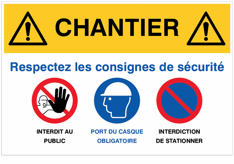 Pose signalisation chantier - Pose signalisation chantier