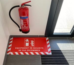 mise en place de la signalétique incendie obligatoire
